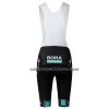 Completo Maglia + Pantaloncino con bretelle 2022 BORA-Hansgrohe Manica Corta Verde Nero Donna